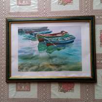 Картина ручной работы "Лодки в Балаклаве", в Москве