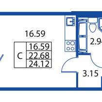 Продам студию в Санкт - Петербурге, в Санкт-Петербурге
